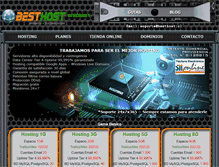 Tablet Screenshot of besthost.cl